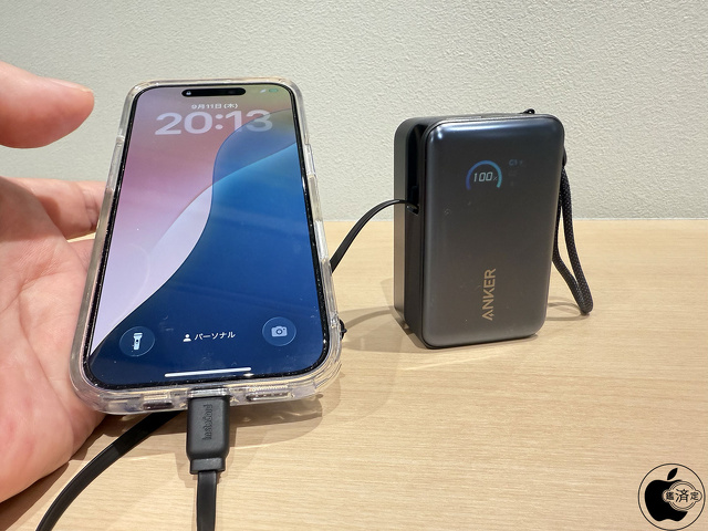 Anker Nano Charger (35W, 巻取り式 USB−Cケーブル)
