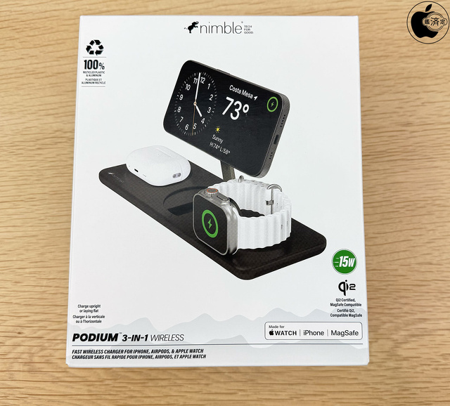 Nimble Podium 3-in-1 Wireless Charger