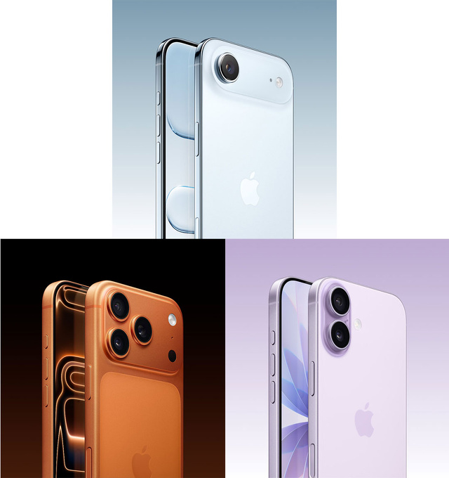 iPhone Air、iPhone 17 Pro、iPhone 17