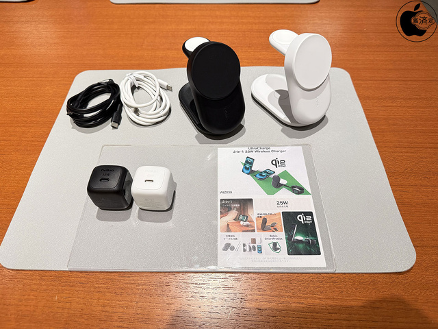 Belkin UltraCharge 3-in-1 Foldable Magnetic Charger with Qi2 25W：Belkin Cubic Charger 50W, 2-Port