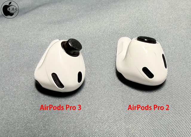AirPods Pro 3ヘッドユニット：AirPods Pro 2ヘッドユニット