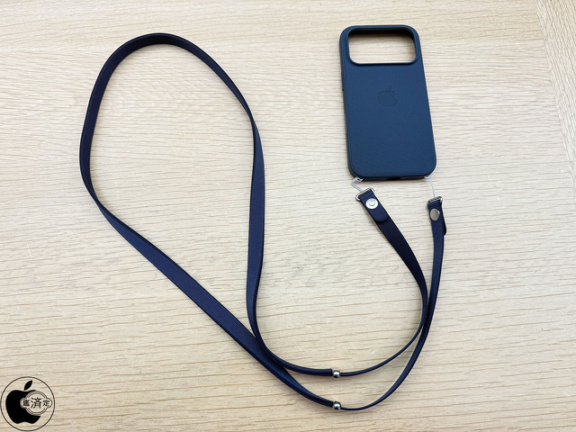 Apple クロスボディストラップ：MagSafe対応iPhone 18 Proテックウーブンケース