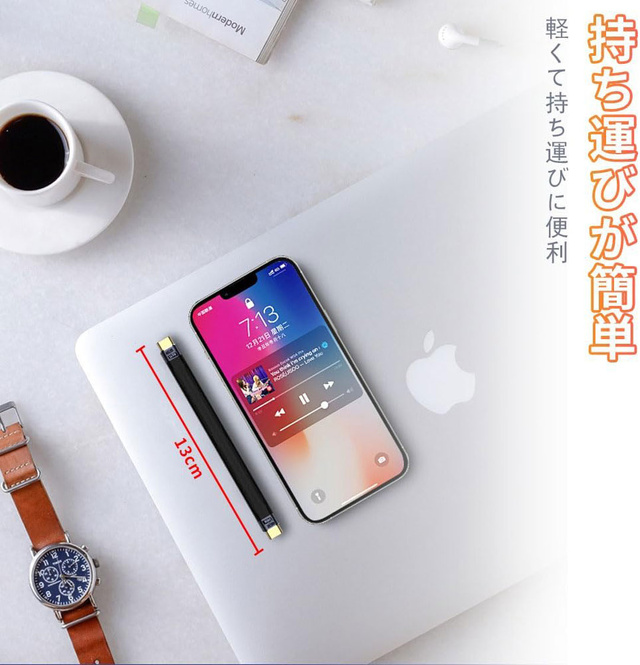 USB4対応USB-Cショートケーブル