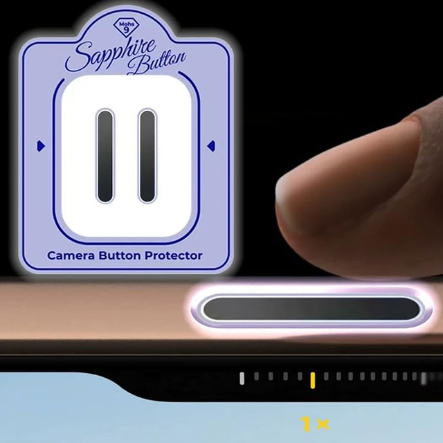 SAPPHIRE CAMERA BUTTON PROTECTORS for iPhone 17 / 16 Series