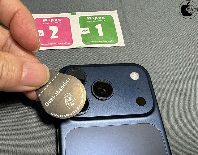 ShinKin iPhone 17 Pro対応カメラ保護カバー付属クリーナー