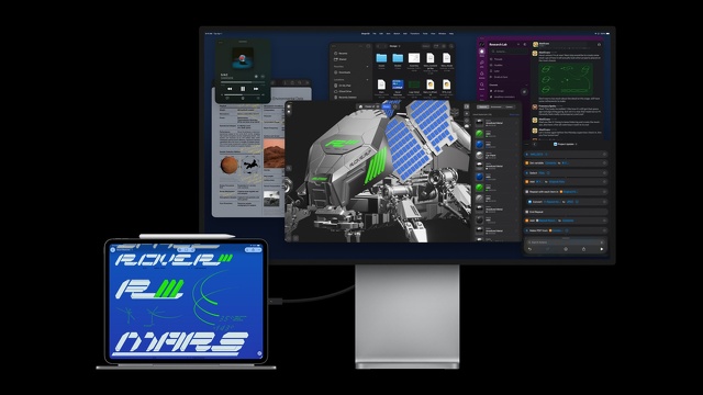 外部ディスプレイに対応し、最大120Hzのリフレッシュレートに対応