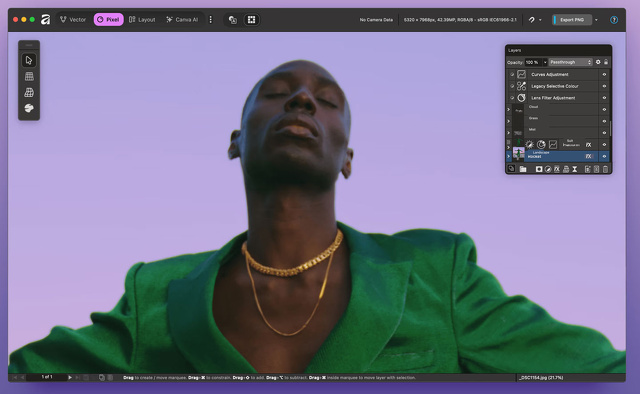 Affinity 3 for macOS:写真編集