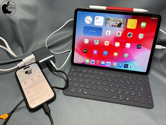 Anker Prime Charger (160W, 3 Ports)：iPhone 17 Pro、11インチiPad Air (M2)