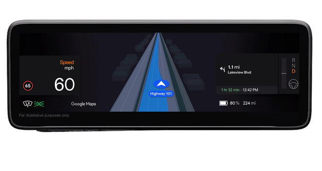 Polestar 4s：Googleマップ