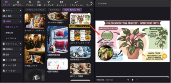 nanobananaproエフェクト-インフォグラフィック