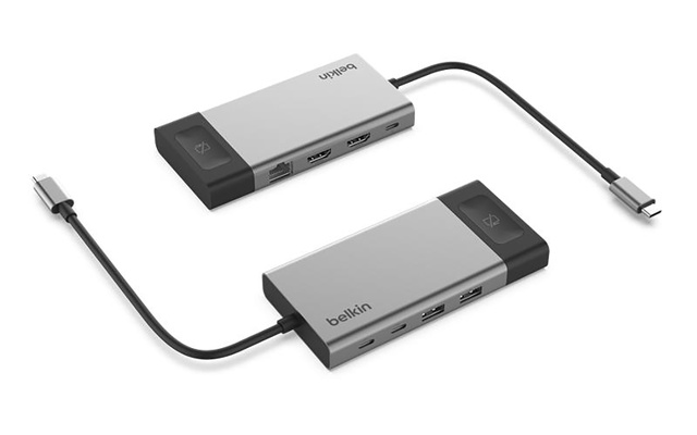 Connect 8-Port Dual Display USB-C Hub