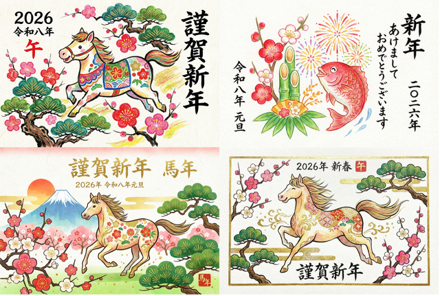 Edimakorを使ってAIはがきを生成