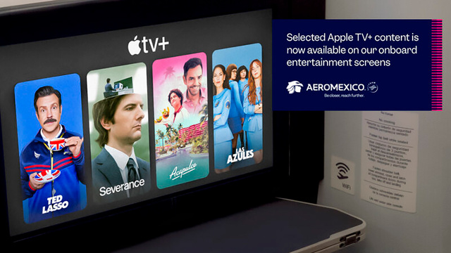 アエロメヒコ航空：AppleTV
