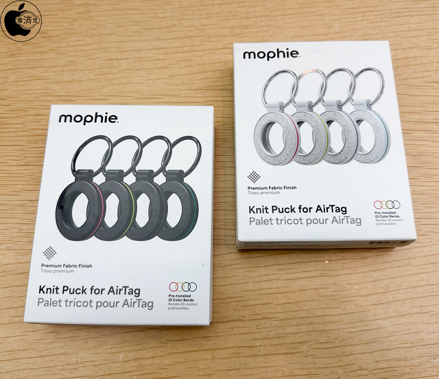 mophie Knit Puck for AirTag（4個入り）