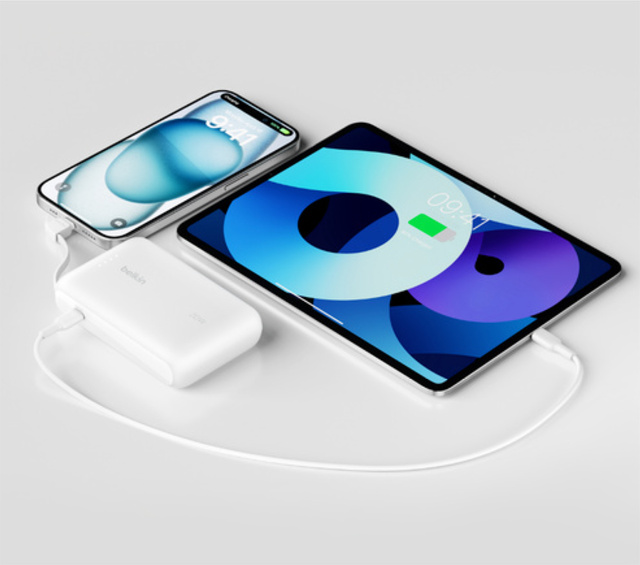 BoostCharge 20W ケーブル内蔵 モバイルバッテリー10000mAh