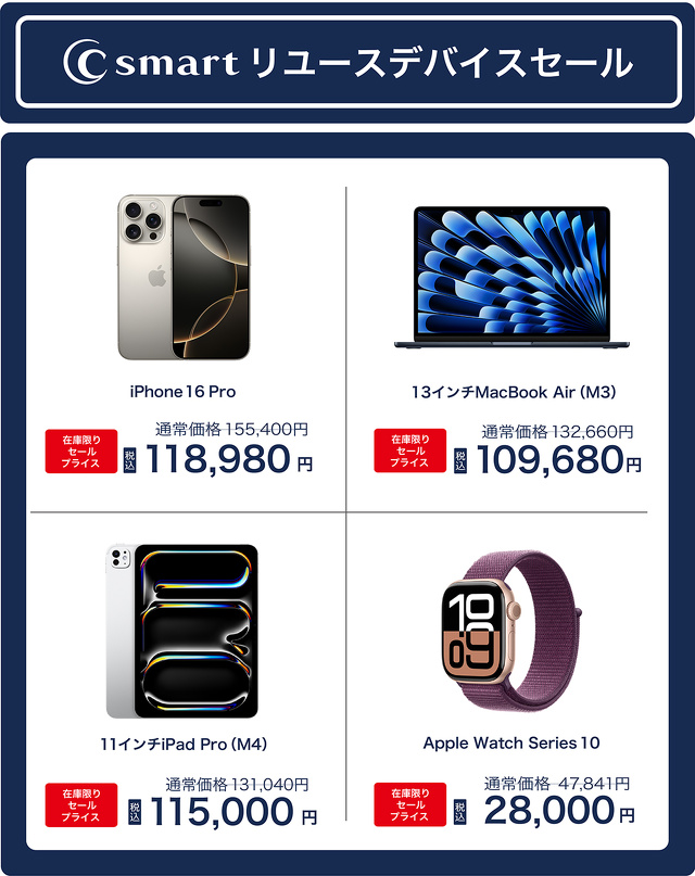 リユースデバイスセール