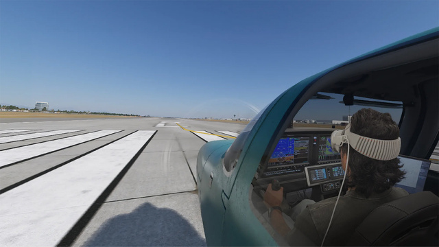 X-Plane 12 on Apple Vision Pro