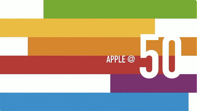 Apple at 50: Five Decades of Thinking Different.