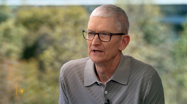 CBS Sunday Morning：Extended interview: Tim Cook