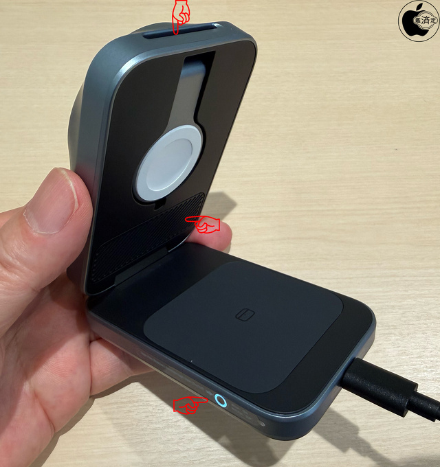 Anker Prime Wireless Charging Station (3-in-1, MagGo, AirCool, Foldable)：ファン内蔵