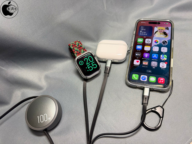 CAFELE 3-in-2 充電ケーブル