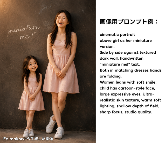 Mini Meツーショット記念写真風