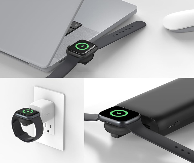BoostCharge ポータブル USB-C Apple Watch充電器