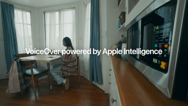 VoiceOver powered by Apple Intelligence