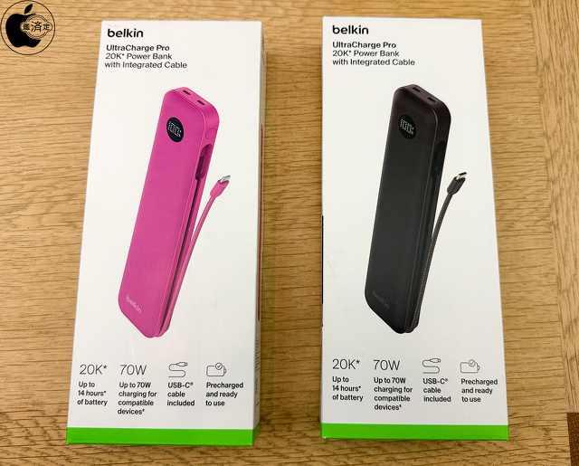Belkin UltraCharge Pro 20K Power Bank with Integrated Cable