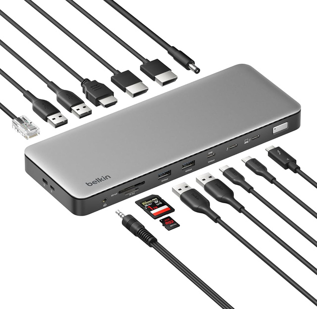 Belkin Thunderbolt 4 ドッキングステーション 14-in-1
