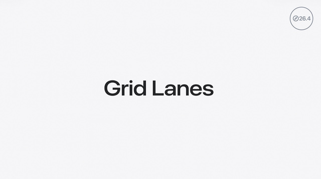 Grid Lanes