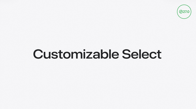 Customizable Select
