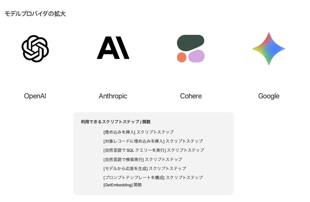 AI 機能をさらに拡張