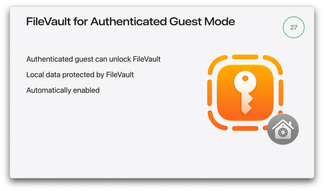 FileVault for Authenticated Guest Mode