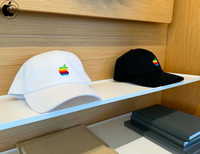 Rainbow Apple Logo Hat