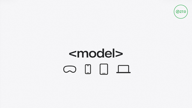 HTMLに 3Dモデルを組み込み