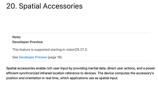 Spatial Accessories