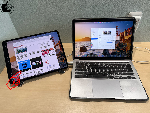 iPadOS 27とmacOS 27でのSidecar表示
