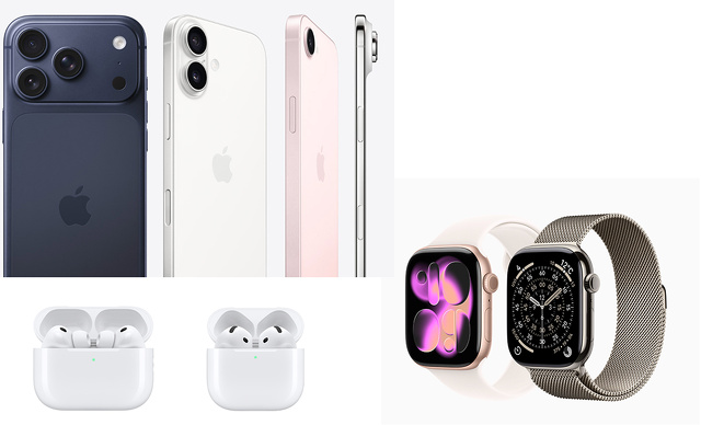 iPhone・Apple Watch・AirPods