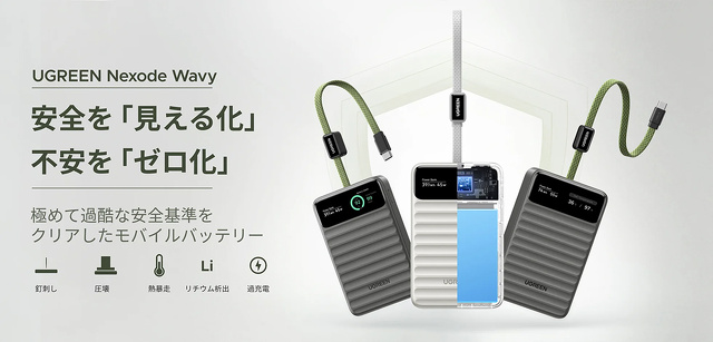 UGREEN Nexode Wavyシリーズ