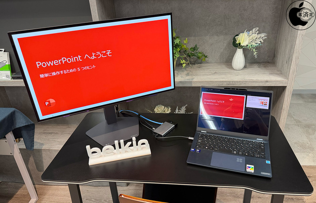 Belkin Connect 8ポート デュアルディスプレイ対応 USB-C ハブ