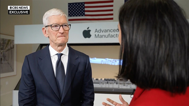 CBS News：Tim Cook CEOインタビュー