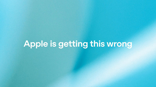 Apple is getting this wrong