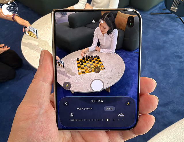 iPhone Duo：フォーカス