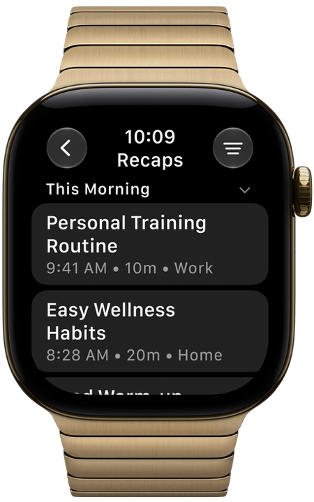 Siri Recap