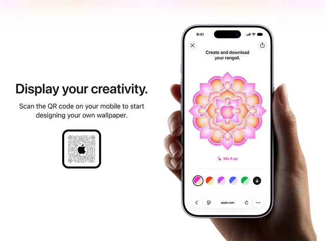 Create your rangoli
