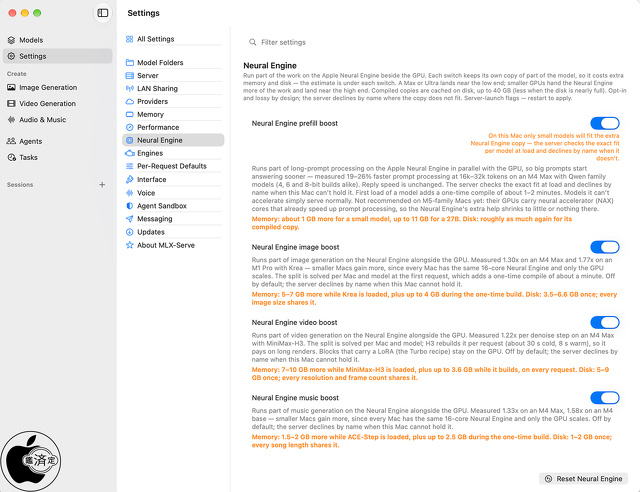 MLX-Serve for Mac：Neural Engine