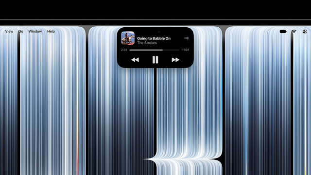 MacBook Pro（PROLED XDRディスプレイ）：Dynamic Island