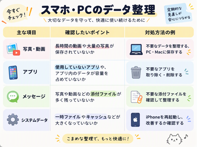 iPhone・Macのデータ管理