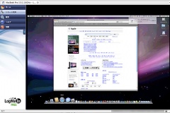 ブラウザ内に画面表示